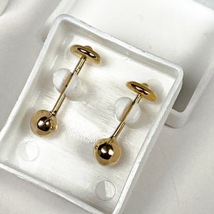 Dos Pares de Aritos Enchapados - imagen 4