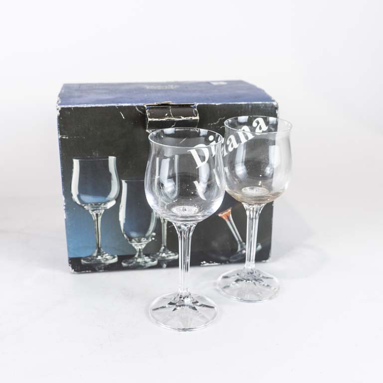 Lote anterior: 6 Copas de cristal Bohemia  - Medidas: 18cm 