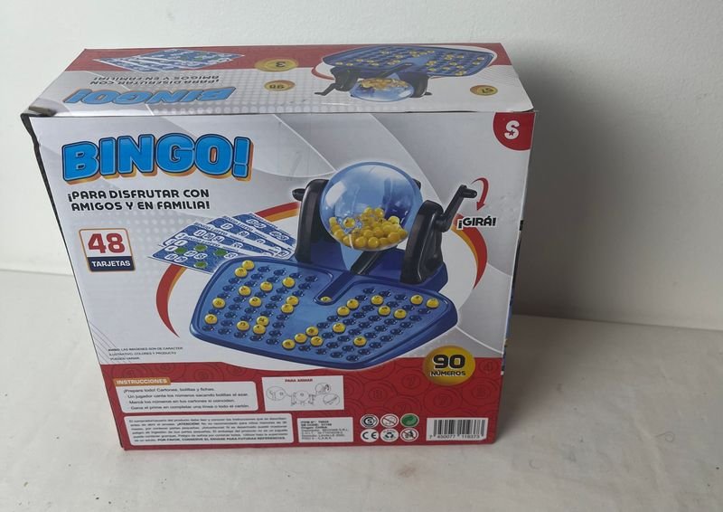 Lote anterior: Juego de Bingo con Tarjetas y Bola