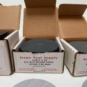 Lote de Discos de Lija y Adaptador para Amoladora - imagen 5