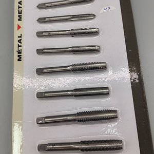 Juego de 10 Machos de Roscas Métricas y Pulgadas - imagen 3