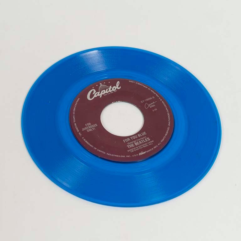 Disco Vinilo Single "For You Blue" The Beatles - Edición Coleccionista Capitol Records