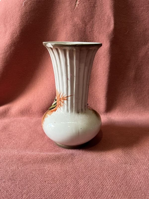 Florero Italiano en Porcelana con Detalle en el Ribete - imagen 3