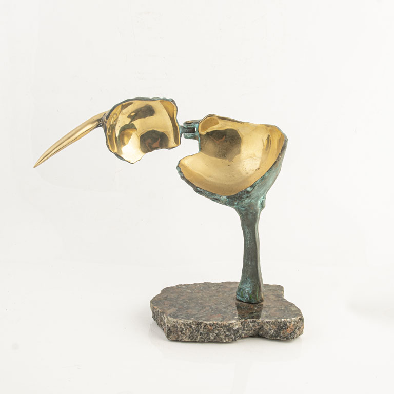 Escultura de Ave en Bronce por Enrique Broglia