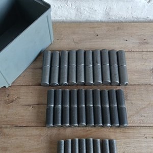 18 Visagras de Barril Metálicas (8, 9 y 10 cm) - imagen 2