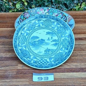 Tres Platos Decorativos de Pared con Diseños Orientales - imagen 4