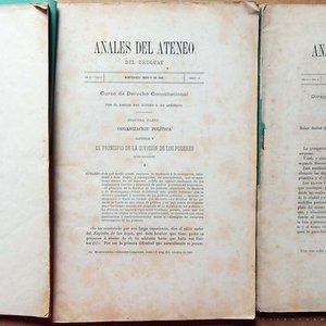 Tres Revistas Anales del Ateneo del Uruguay (Nros. 32, 33 y 35) - imagen 2