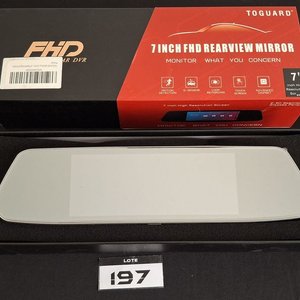 Monitor Espejo Retrovisor Toguard 7" FHD con DVR y Cámara Trasera - imagen 1