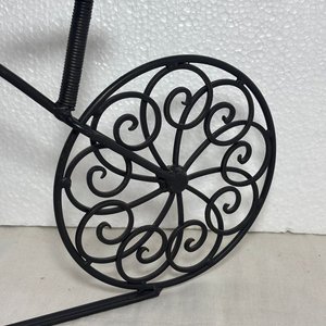 Adorno y Organizador de Hierro Forjado Estilo Bicicleta - imagen 3