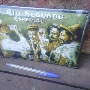 Cartel Publicitario "Río Segundo Especial" Cervecería Antigua - imagen 3