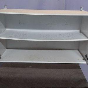 Mueble Aéreo Blanco MDF con 2 Puertas y Estantes - imagen 2