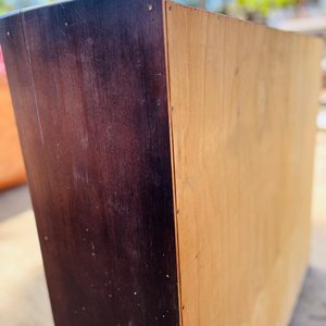 Rack Estantería de Madera Oscura con 6 Compartimentos - imagen 2