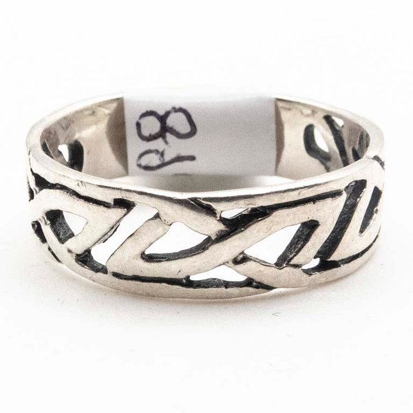 Anillo de Plata 925 Labrada con Diseño Celta - imagen 1