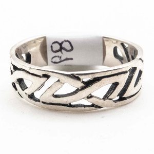 Anillo de Plata 925 Labrada con Diseño Celta - imagen 1