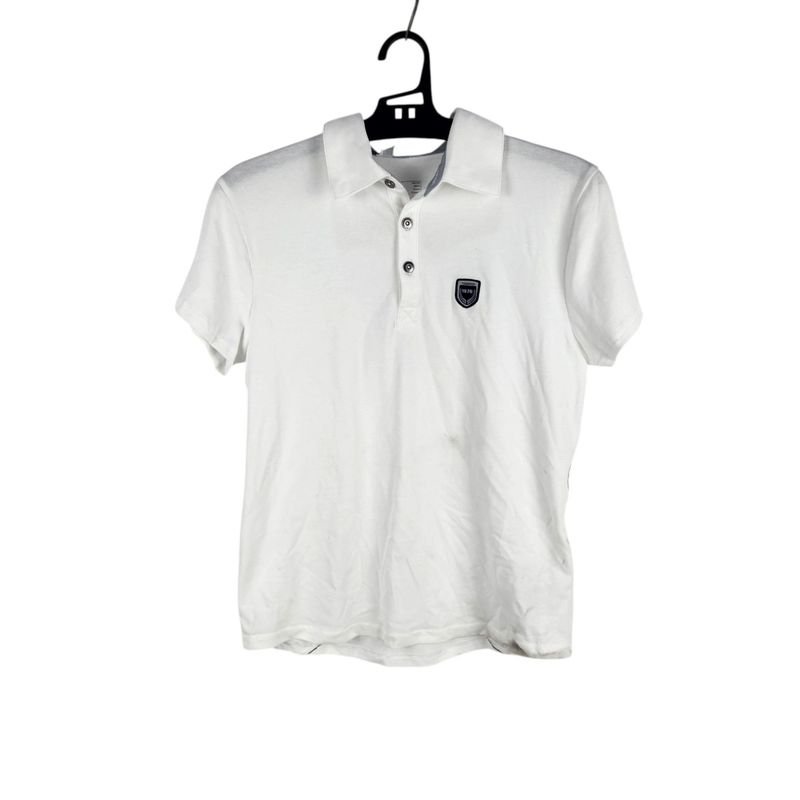 Polo de Equitación Blanco para Niño Talle 12 Años