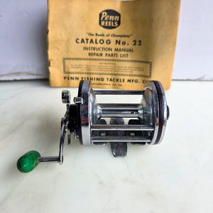 Reel de pesca Penn "The Reels of Champions" modelo Squidder No. 140 con manual - imagen 4