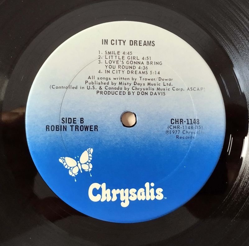 Vinilo Importado de ROBIN TROWER: "In City Dreams" (1977) - imagen 3