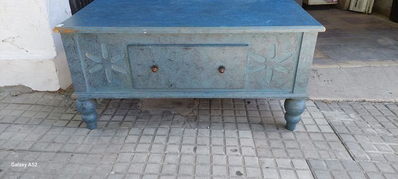 Mesa ratona en madera con cajón o mesa auxiliar - imagen 2