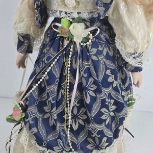 Muñeca de Porcelana Estilo Victoriano Coleccionable - imagen 4