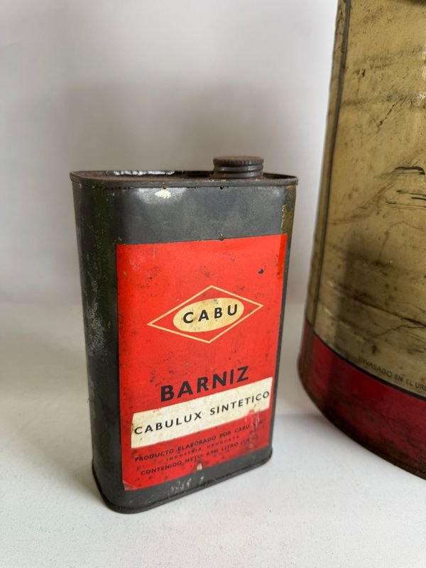 9 latas de lubricantes vacías para venta - imagen 7