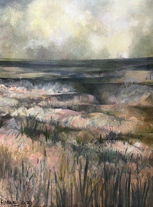 Lote siguiente: Pintura de Fernando Cabezudo - Paisaje de Mercedes