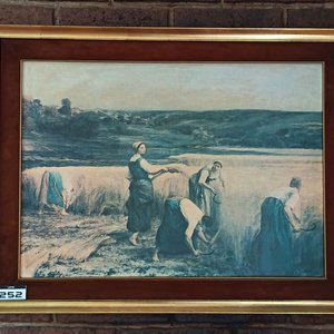 Lote anterior: Lámina Enmarcada "La Metitura" de Léon-Augustin Lhermitte - 85x64 cm