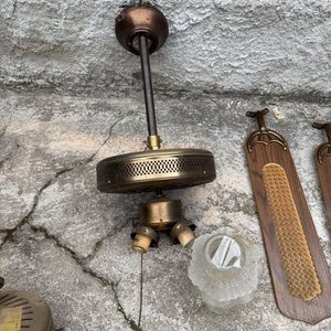 Lote de 3 Ventiladores de Techo Desarmados con Tulipias - imagen 4