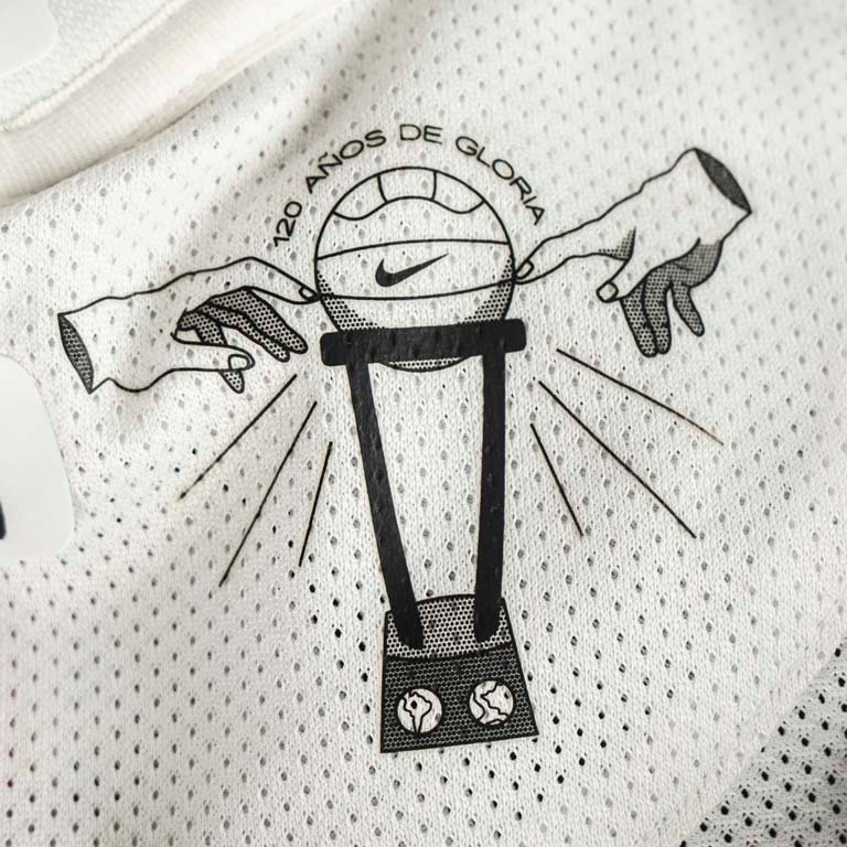 Camiseta de Olimpia de Paraguay de utilería marca Nike N°3 de Alejandro Silva utiliza en la Copa Libertadores 2022 - imagen 3