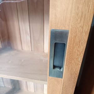 Mueble Cristalero Madera Maciza Fundamento - imagen 4