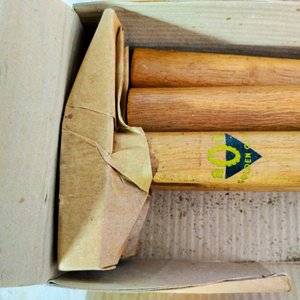 Set de 6 Martillos de Madera con Mango de 200 gramos - imagen 3