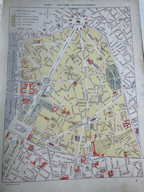 Atlas de París, texto de Fernand Bournon - imagen 5