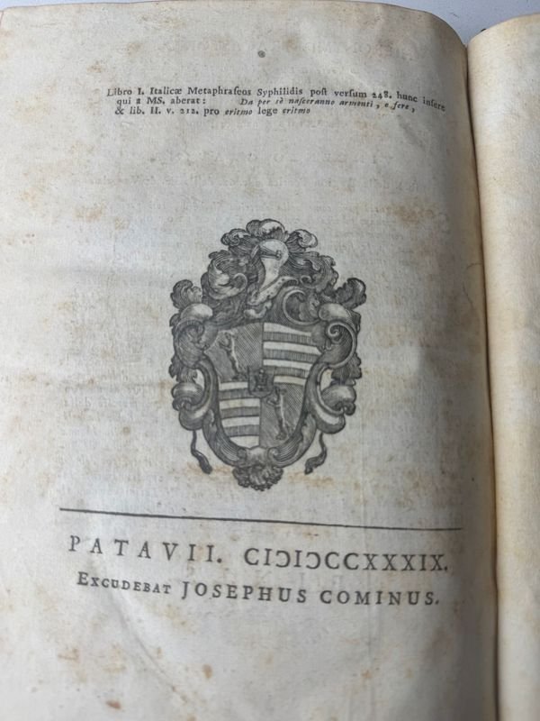 Libros antiguos de Poemas por Girolamo Fracastoro, Adamo Fumani y Nicolo Archi - imagen 5