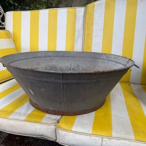 Dos Antiguos Baldes de Latón Galvanizado - imagen 4