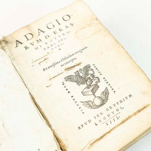 Adagiorum D. Erasmi Roterodami Epitome - Edición de 1553 - imagen 2