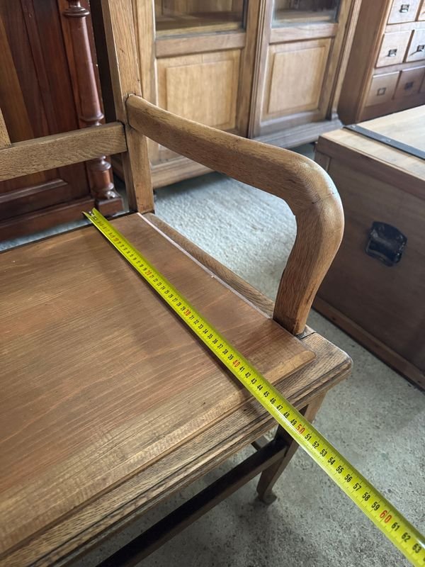 Banco Colonial De Sala En Roble - Mueble de madera con estilo colonial - imagen 12