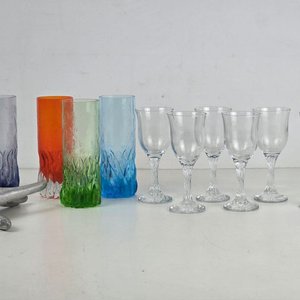 Juego de Copas y Vasos de Cristal Multicolor - imagen 1