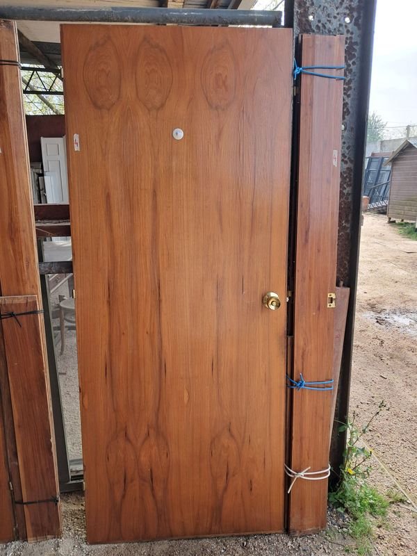 3 Puertas de Interior Doble Placa Enchapadas Madera