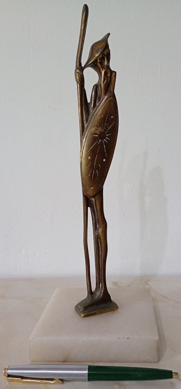 Lote anterior: Estatuilla del Quijote en Bronce con Base de Mármol