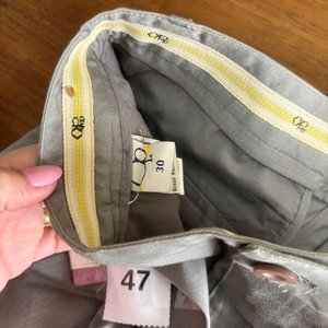 Pantalón de Gabardina Gris Talle 30 Marca OP - imagen 2