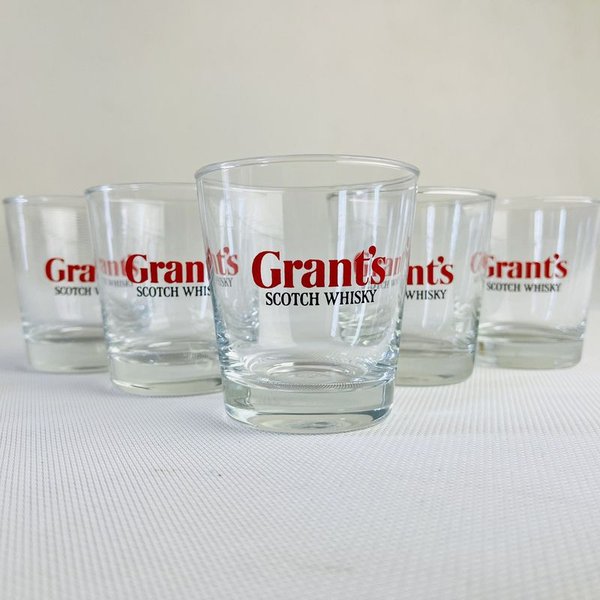 5 vasos coleccionables para whisky Grant's - imagen 1