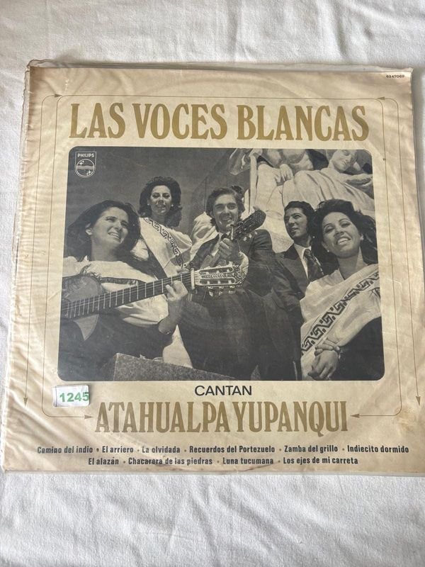 Disco de Vinilo: Las Voces Blancas Cantan Atahualpa Yupanqui