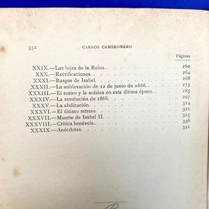 Isabel II Íntima: Apuntes Históricos y Anecdóticos por Carlos Cambronero (1908) - imagen 6