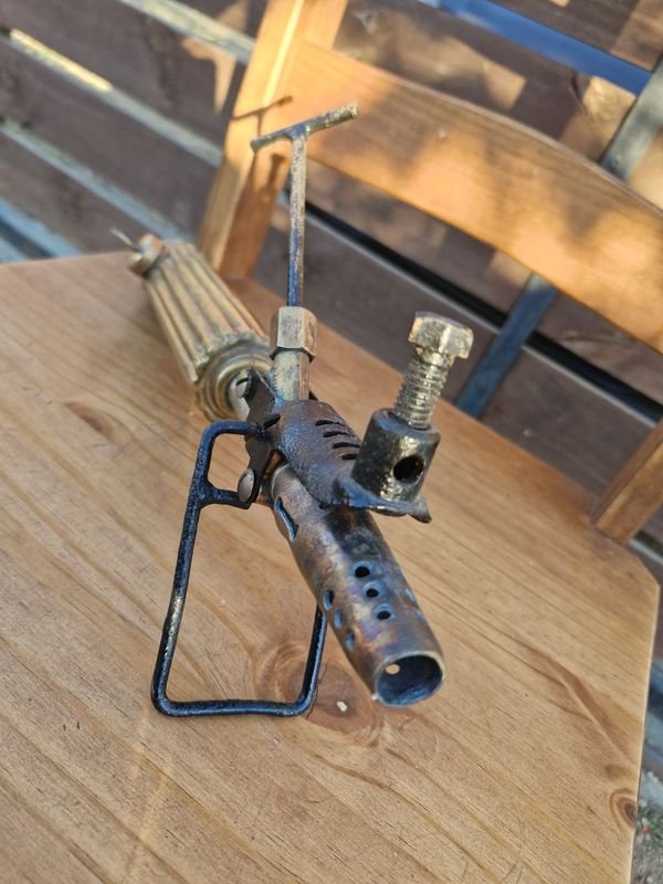 Antiguo Soplete o Pistón de Soldadura en Bronce - Venta en Subasta - imagen 3