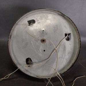Plafón de Bronce con Caireles de Vidrio - Diámetro 33cm - imagen 5