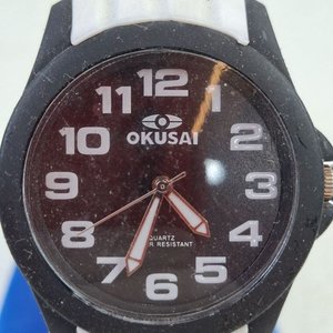 Reloj Pulsera Okusai Negro con Correa Blanca - Made in China - imagen 2