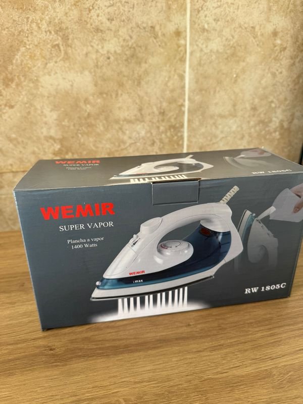 Plancha a Vapor Wemir Super Vapor RW 1805C 1400 Watts
