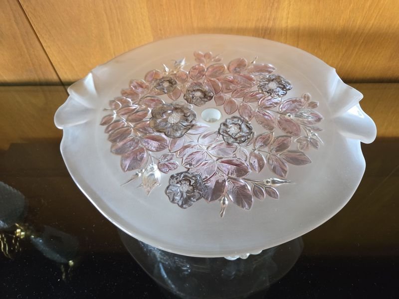 Par de bandejas en cristal para decoración - imagen 4