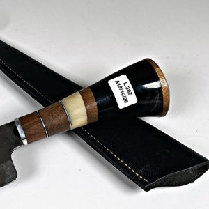 Cuchillo hoja de acero 22 cm, cabo y vaina - imagen 4