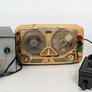 Grabador de Cinta y Transformador Eléctrico Vintage - imagen 2