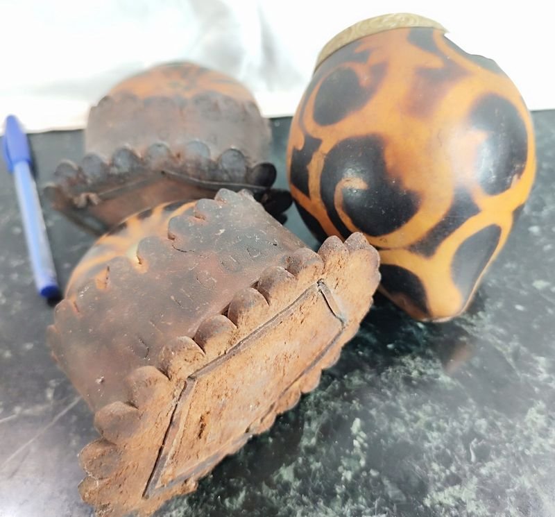 Vajilla de cerámica con detalles en oro - imagen 4